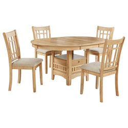 Sale... Sale... 5 Pc Round Oval Dining set... While supplies last!!