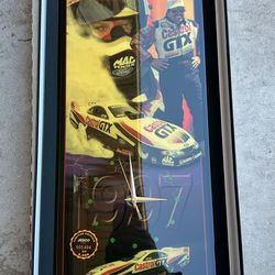 New vintage NASCAR John Force clock