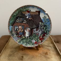 Three Little Pigs(1986) Collectors Plate