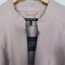 Pink Leathet Woman's Jacket 