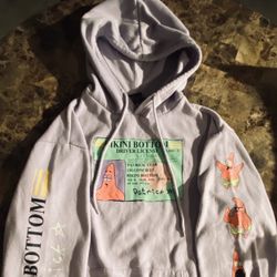 Patrick Star Bikini Bottom Hoodie- Size S