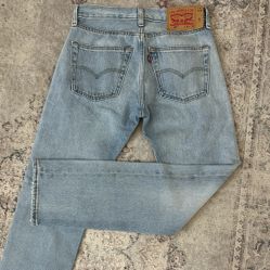 Levi’s 501 Pants White Washed 