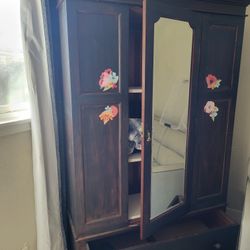 Vintage Wardrobe/armoire/closet