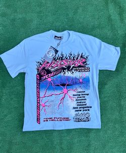 Hellstar shirt white-pink