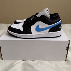 NEW Air Jordan 1 Low Black University Blue White Size 9.5M 11W for Sale in San Diego CA OfferUp