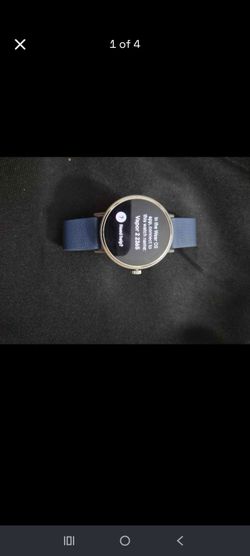 Misfit Vapor 2 Smartwatch with Blue Leather Band
