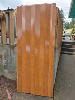 RV bedroom door