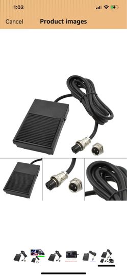 Welding metal foot pedal