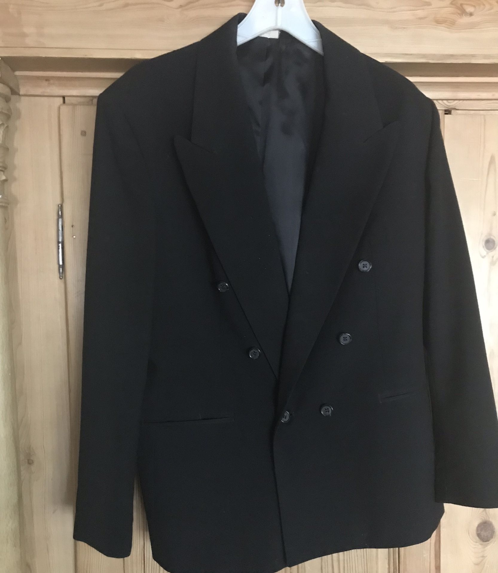 Black Double Breasted Blazer