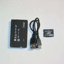Olympus 2GB M+ Type xD Memory Picture Card MXD2GMP w/USB Reader, Fits Fujifilm Cameras