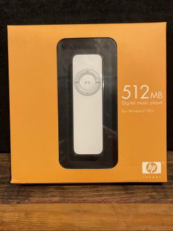 RARE Apple iPod shuffle + hp 512mb Digital Music Player For Windows PCs PX765AA