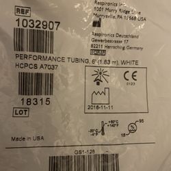 Respironics Performance Tubing CPAP