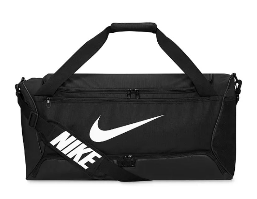 Nike Brasilia 9.5 Training Black Duffel Bag (Medium, 60L)
