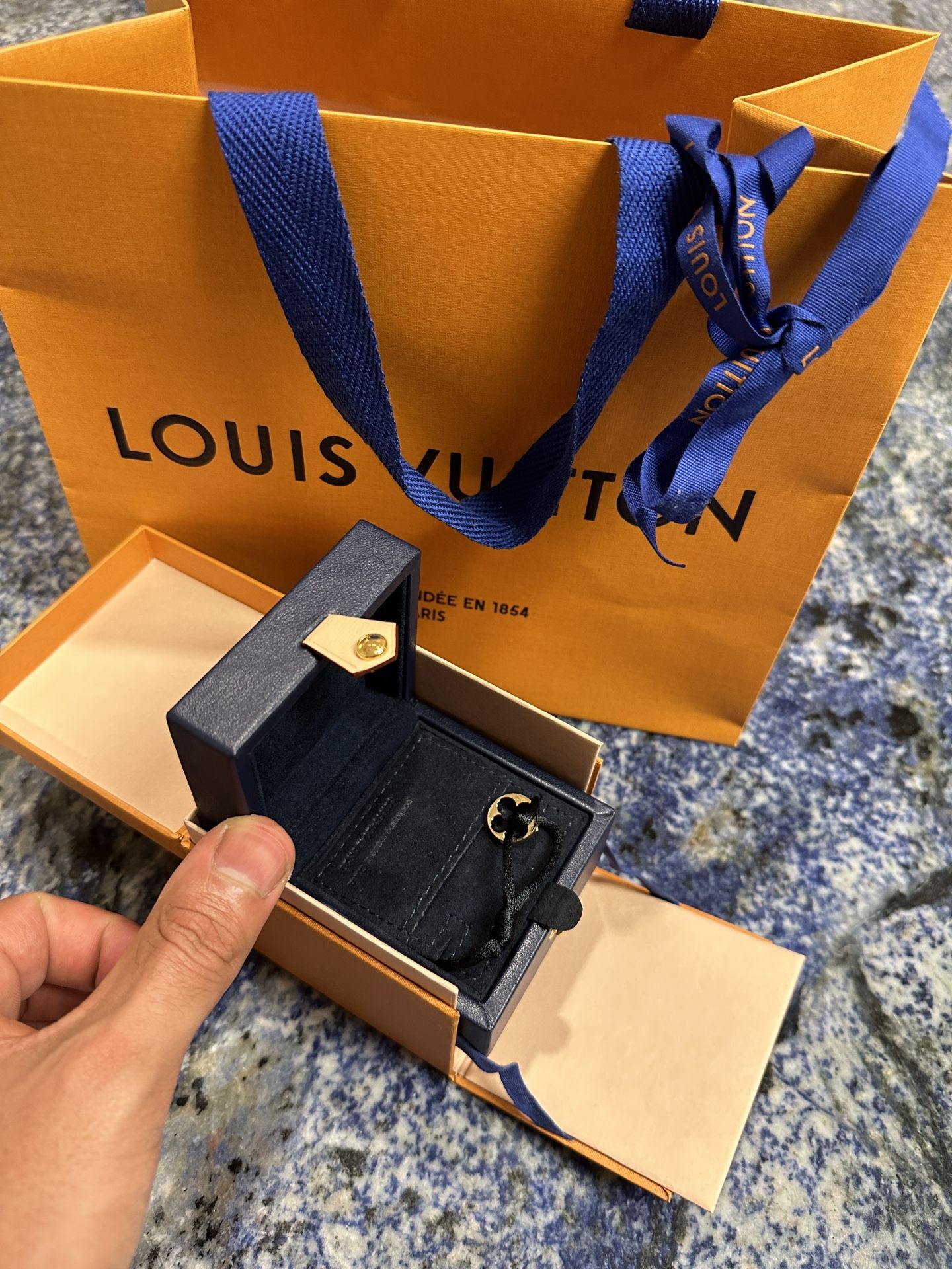 Louis Vuitton 18K Empreinte Stud Earrings