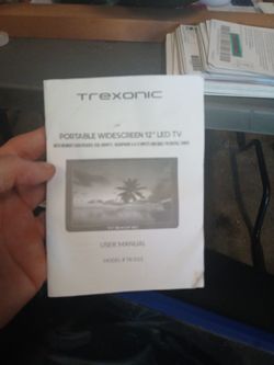 Portable 14 Inch TV With DVD Player
