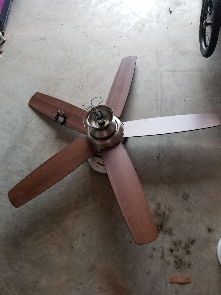 Ceiling fan with light fixture