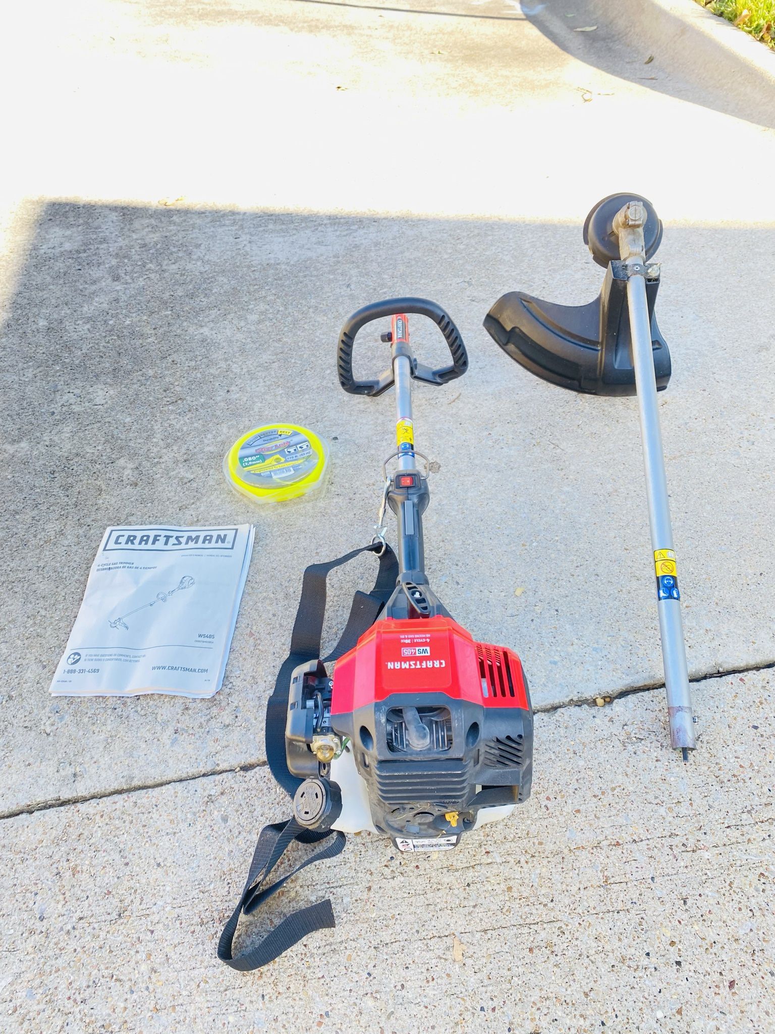 Craftsman WS4200 30cc Cycle Gas Powered Straight Shaft String