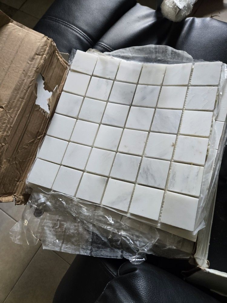 Marble Tiles, 2 Boxes 5 Per Box
