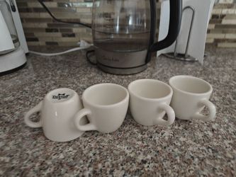 Tuxton Ceramic Espresso Cups – Set of 4