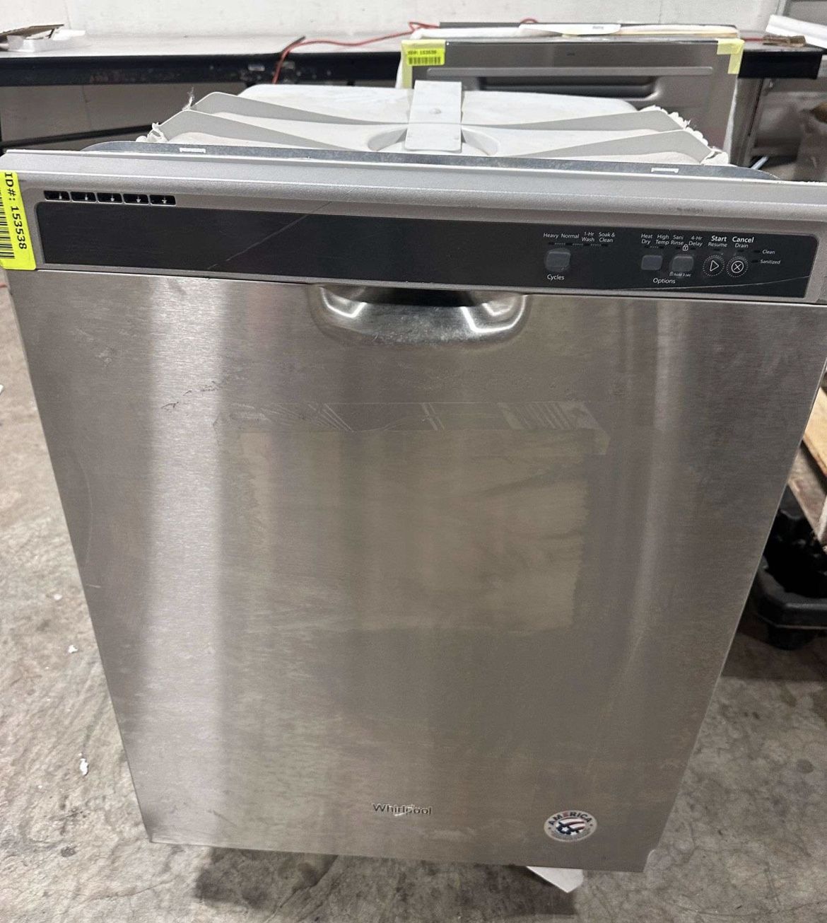 Whirlpool Dishwasher Stainless Steel