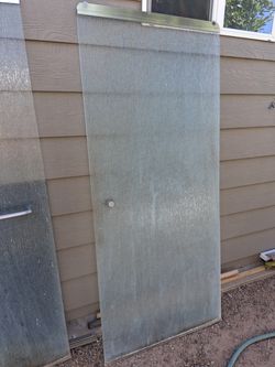 Sliding glass shower doors