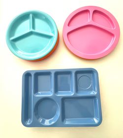 Melamine Divided Plates and Trays