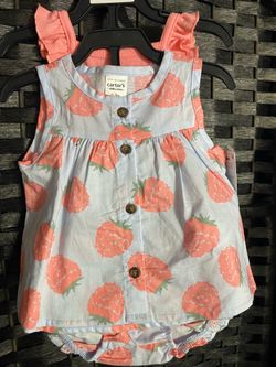 NWT girls 0-3 months 3 piece baby outfit