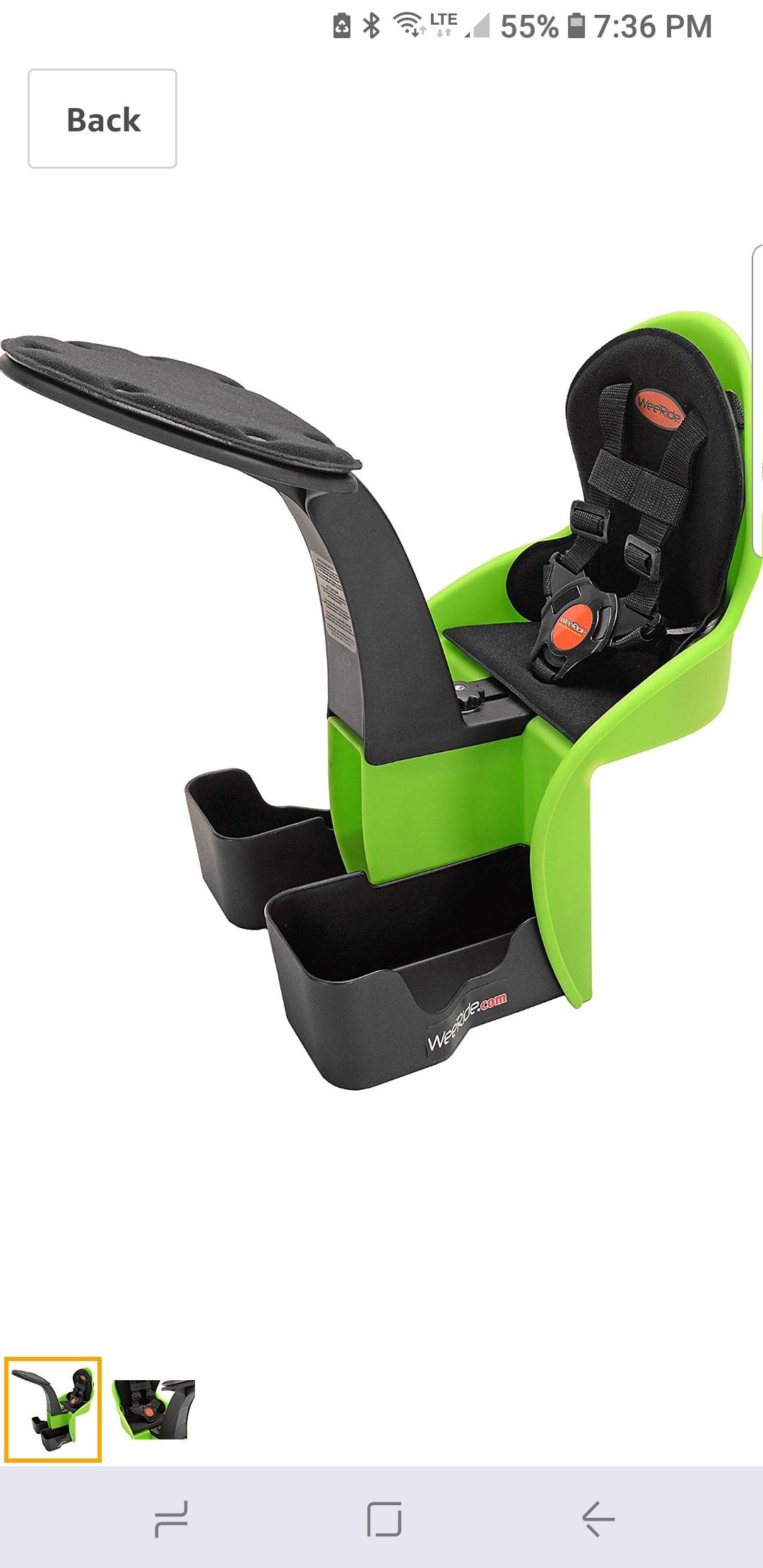 WeeRide Kangaroo Child Bike Seat