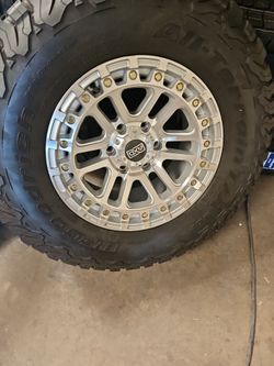 17 axd rims 6 lug 6x139 6x5.5 on used tires 285 70 17