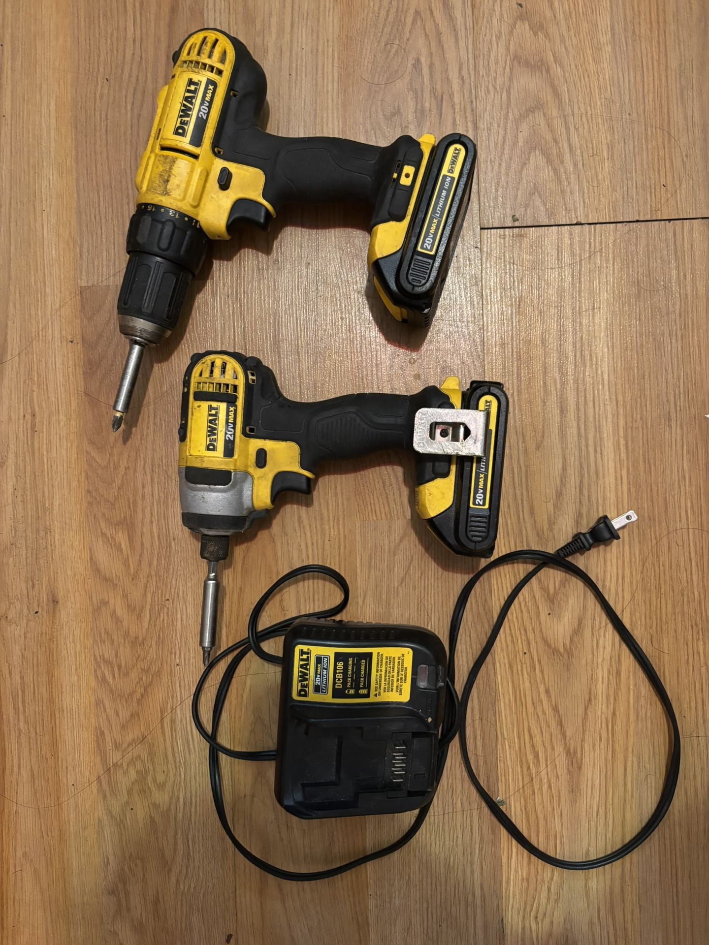 DEWALT Drills 1/4 Inch Impact And 1/2 Drill Driver