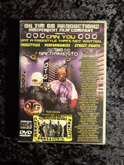 Can You Spit A Freestyle That’s Not Written 4 Hour DVD Only 1000 Pressed 30$ Each