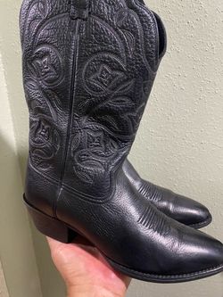Ariat® Ladies Western Heritage Black R Toe Boots Size 10 B