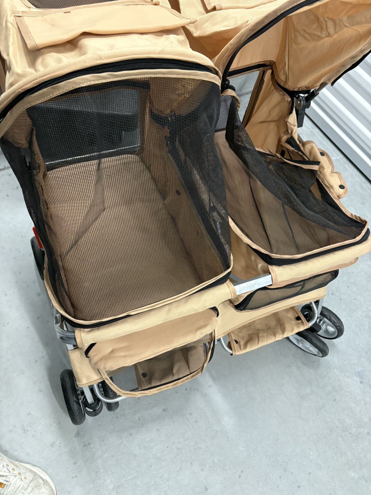 Double Pet Stroller For Small Dogs Or Cats