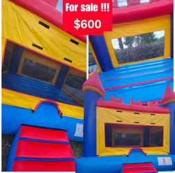 Boy reg bounce house moonbounce