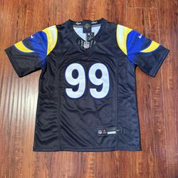 Aaron Donald Nike LA Rams #99 NFL Football Youth/Kid Jersey Sz Lrg Preowned Read 