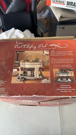 4.2 Quart Oval Chafing Dish Stainless Steel