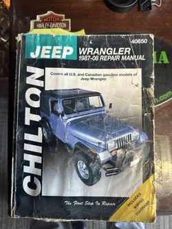 Jeep Wrangler 87-08 Repair Manual 