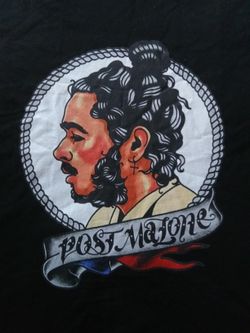 NEW LADIES CUT SIZE LARGE POST MALONE