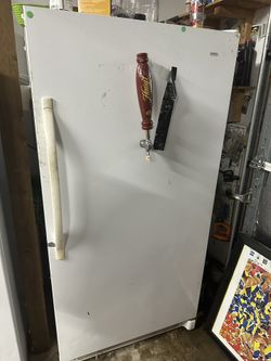 kegerator $60. Refrigerator with beer spout for Keg