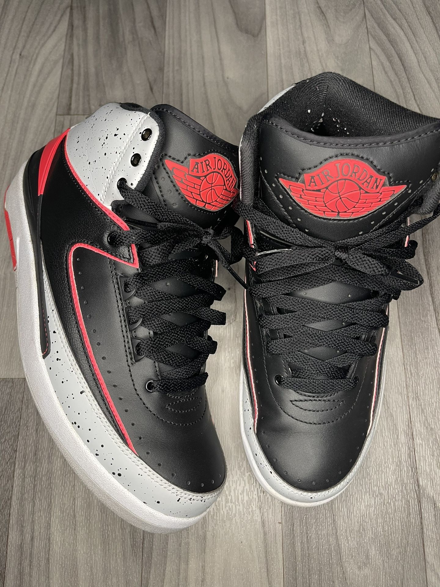 Infrared Jordan 2s