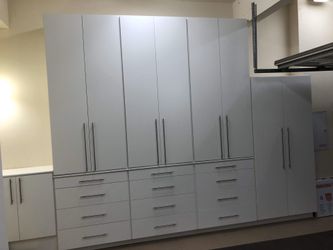 Garage cabinets