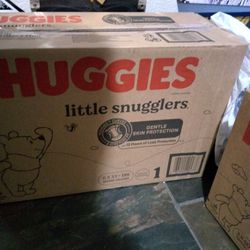 Brand New Huggies Size 1 198 Diapers 