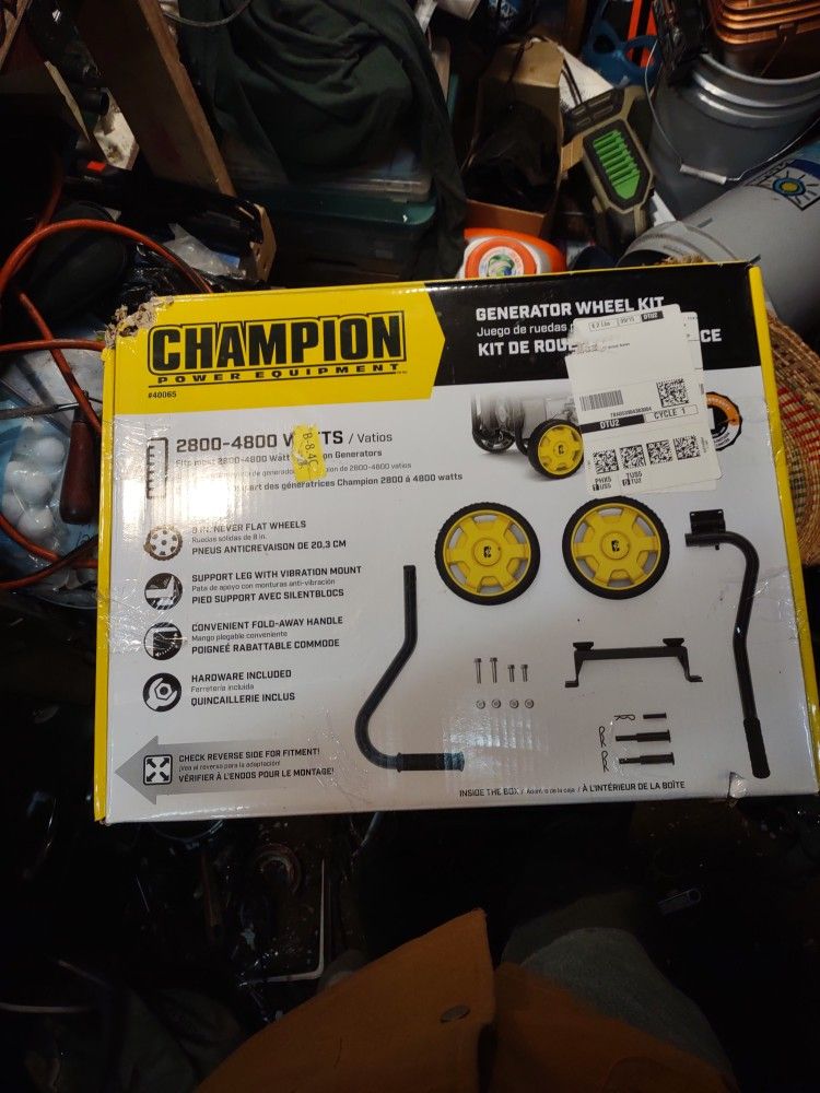 $30..Generator Wheel Kit