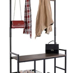 Shoe And Coat Rack