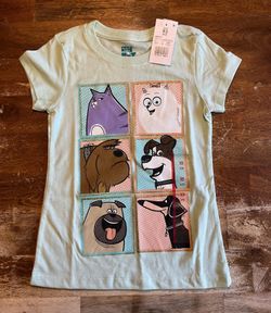 NEW Secret Life of Pets Girls T-Shirt XS 4/5 NWT