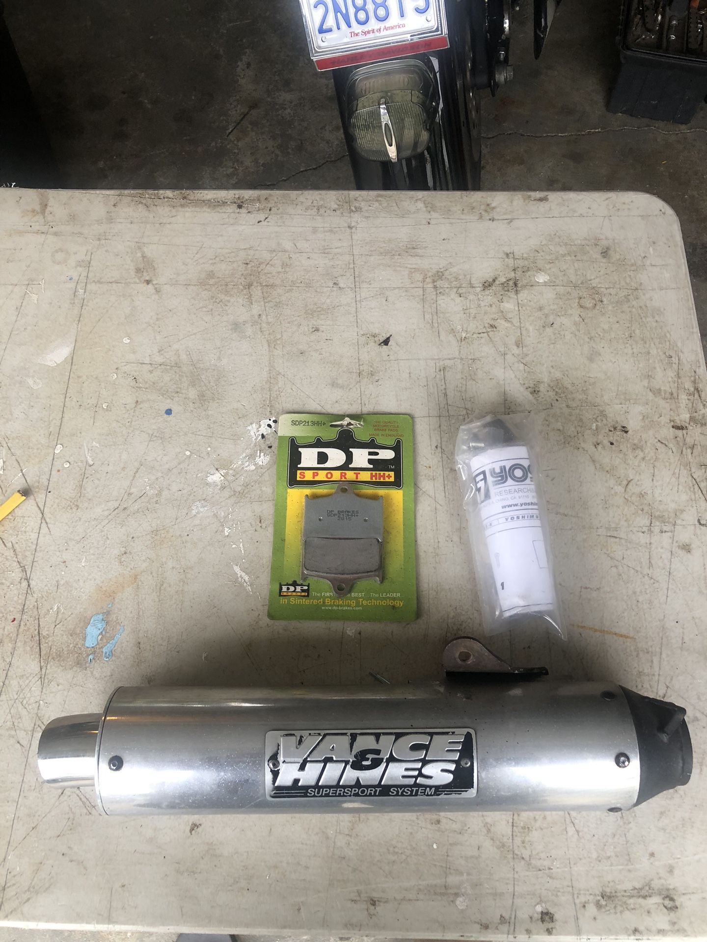 Gsxr750’s Exhaust And Brake Pads