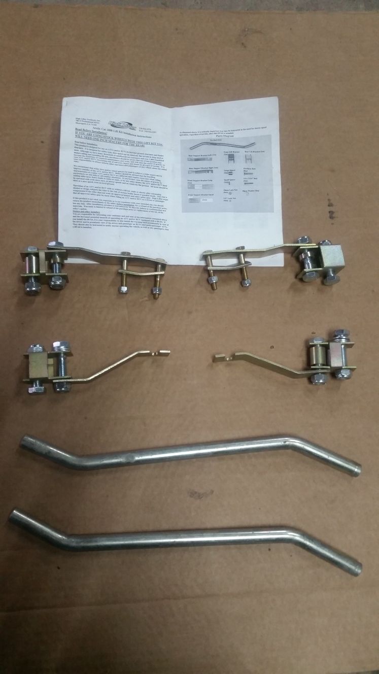 Arctic cat 1000/700 lift kit