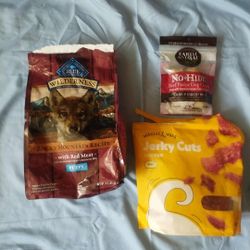 Dog Food & Treats ($25 firm) read description