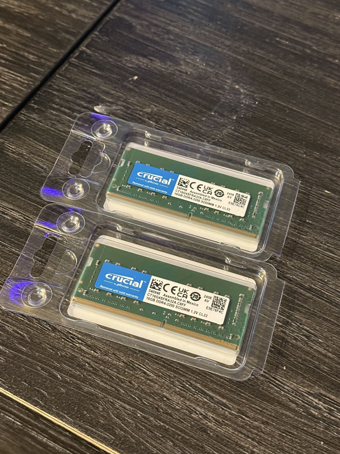 32gb (2x16gb) Laptop Memory
