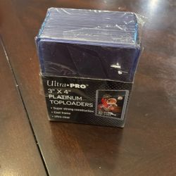 Ultra Pro 3”x4” Platinum Toploaders 